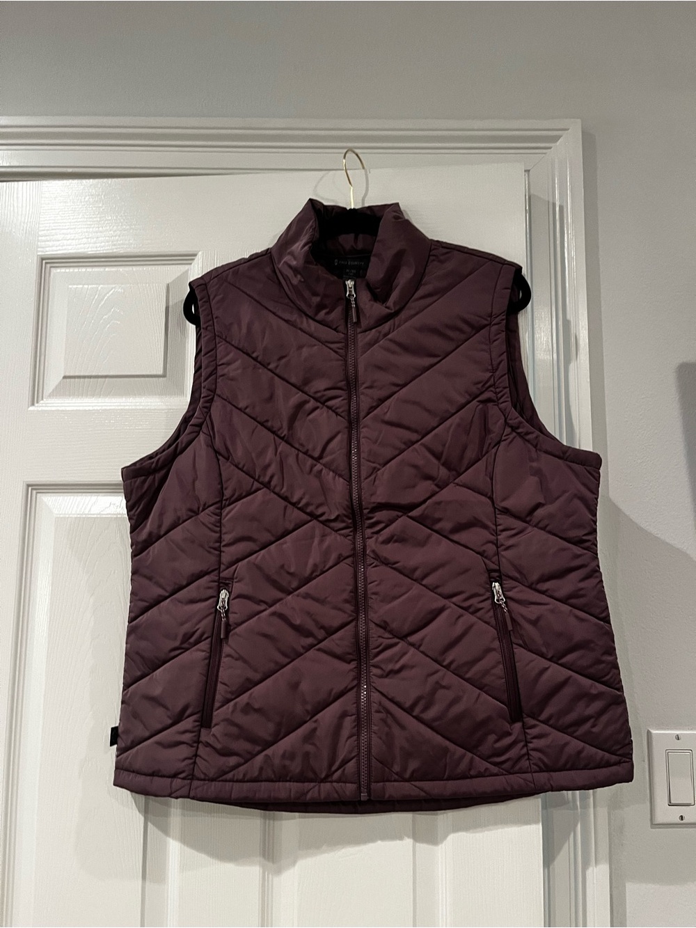Free Country Women's Quilted Vest in Plum